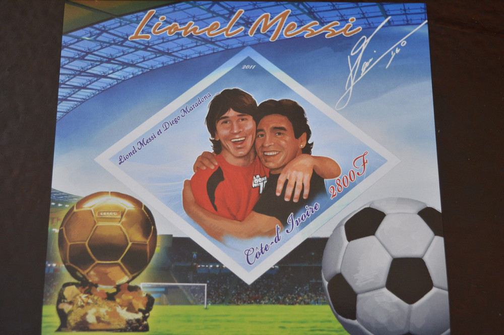 Кот-д'Ивуар. Спорт. Блок. Личнисти 2014 (А-16) Полтава - изображение 1