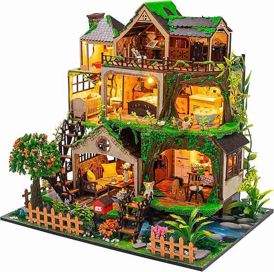 3D Румбокс DIY Fairy Tale Forest Казковий ліс + Пилозахисний купол L2501Z Київ