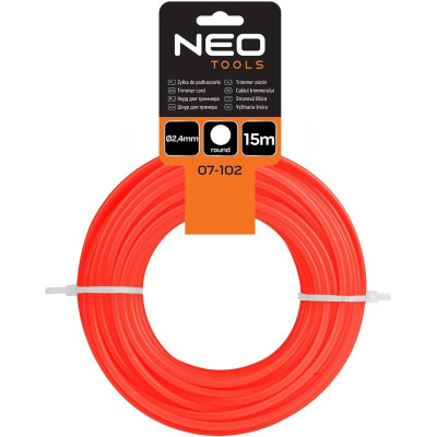 Жилка косильная Neo Tools 2.4мм, 15м (07-102) Винница - изображение 5