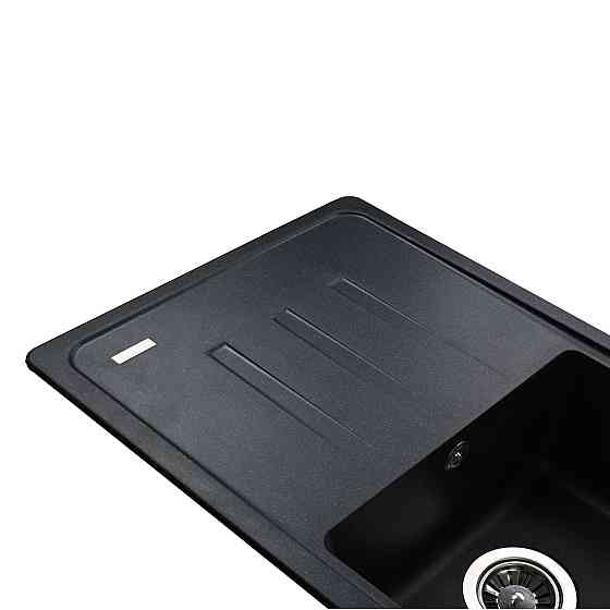 Гранитная мойка Globus Lux LUGANO черный металiк 780х435мм-А0001 (000021513) Киев