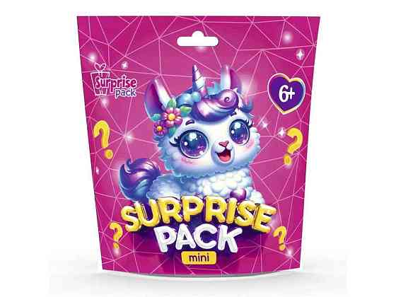 Іграшка-антистрес Surprise Pack Mini 2 рожевий із сюрпризами VT8040-02 ТМ VLADI TOYS Київ