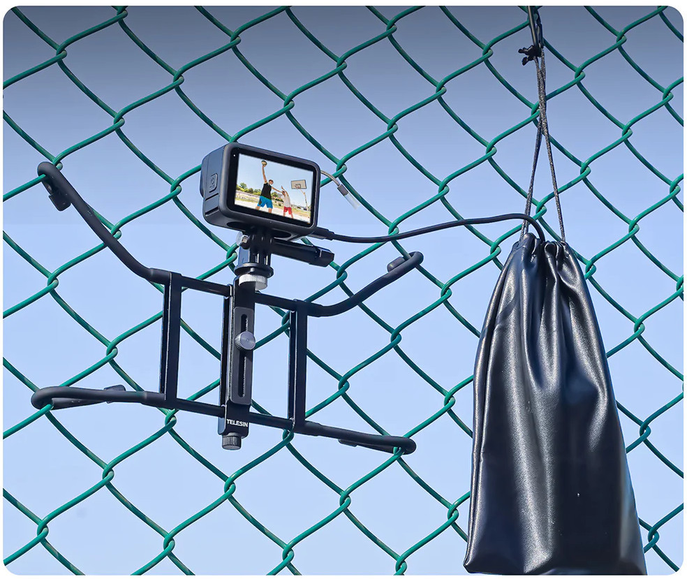 Кріплення гнучке універсальне для екшн-камери телефону Telesin TE-FM-001 SBR Київ - фото 9