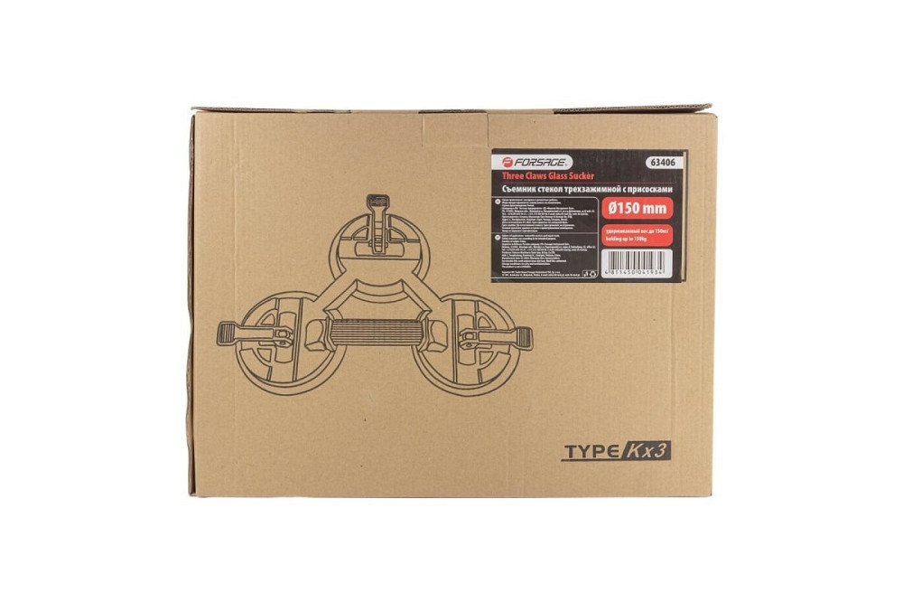 Знімач скла трьохзажимний з присосками Одеса - фото 2