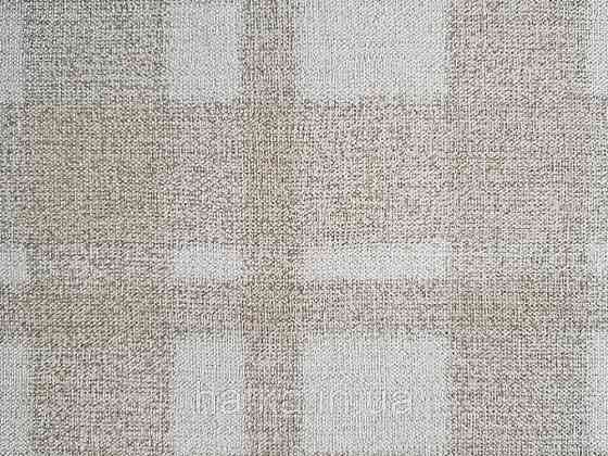 Обои виниловые на флизелине горячего тиснения Marburg Natural vibes метровые клетка под рогожку коричневые Киев