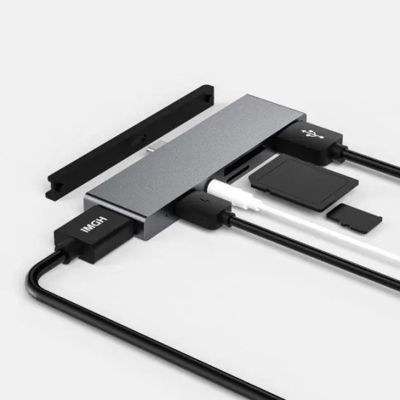 Концентратор картрідер USB-C iPad Pro 4K HDMI Hub Card Reader mini jack 3.5 мм Луцьк