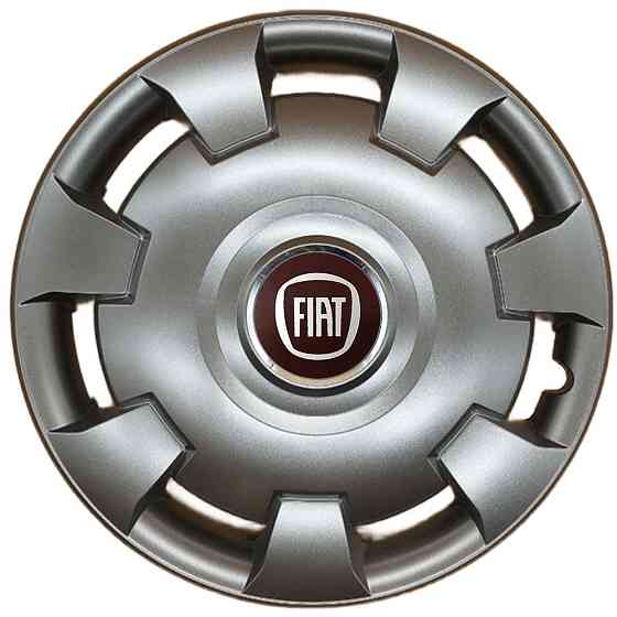 Автомобільні модельні ковпаки R13 Fiat 111 4шт, SJS, сріблясті Київ