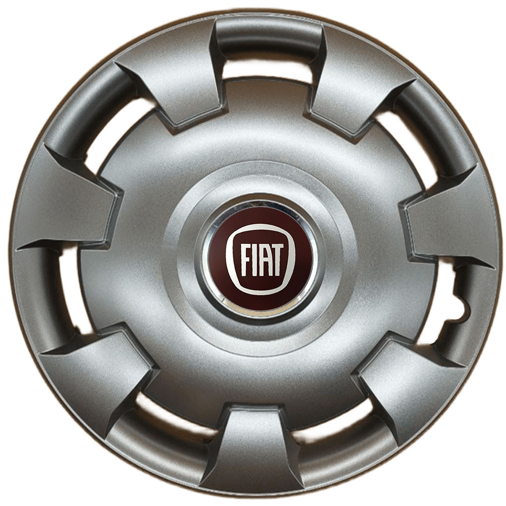 Автомобільні модельні ковпаки R13 Fiat 111 4шт, SJS, сріблясті Київ - фото 1