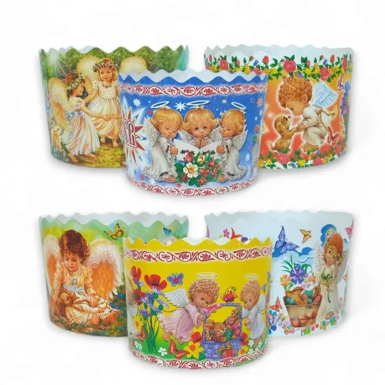 Форма для пасок d130*h85 Янголята 50 шт(0876232126) Харків