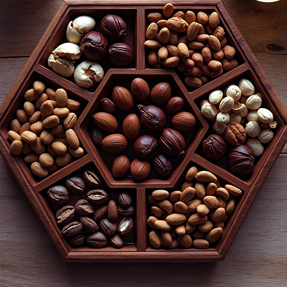 Менажница деревянная 