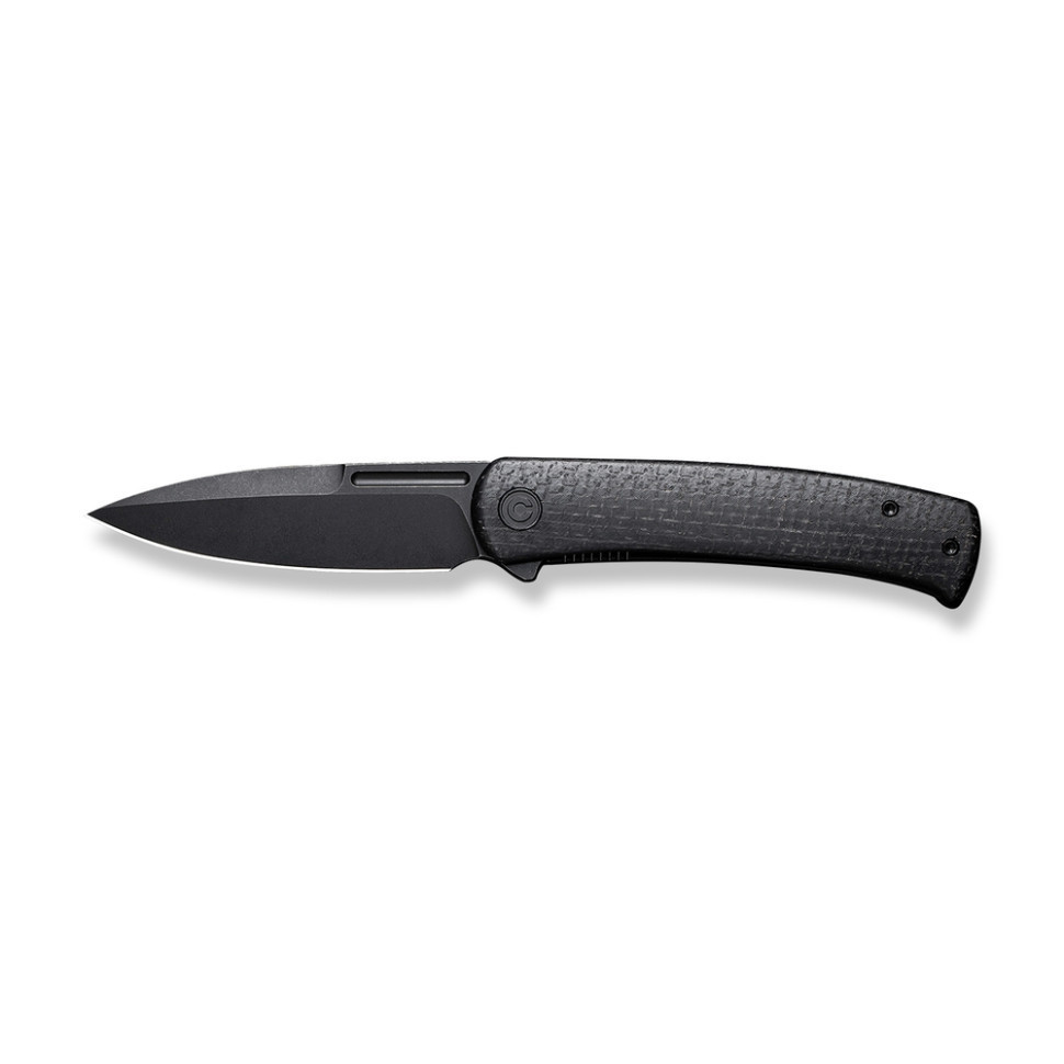 Ніж складаний туристичний Civivi Caetus Flipper, (8.8 см) Damascus / Carbon Fiber Київ - фото 8