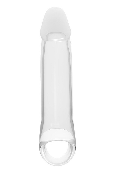 Насадка на пенис Dreamtoys Ramrod с кольцом для мошонки, прозрачная Sex Aura Киев - изображение 1