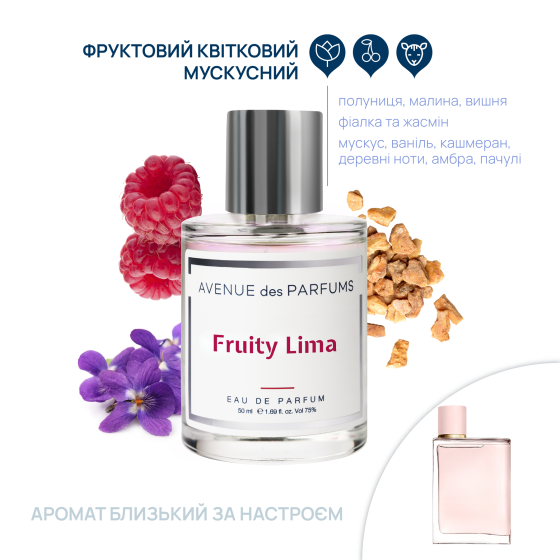 Парфумована вода Fruity Lima Avenue des Parfums 50 мл Вінниця
