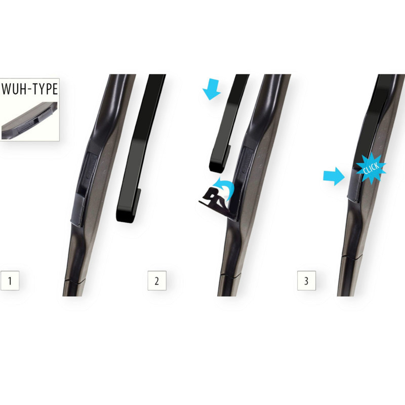 Щетка oximo hybrid 500мм под крюк 9мм дворника Мукачево - изображение 5