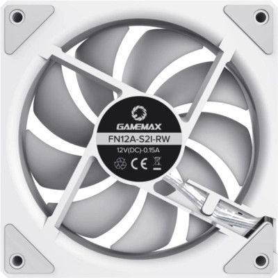 Кулер для корпуса Gamemax FN12A-S2I-RW Винница - изображение 8