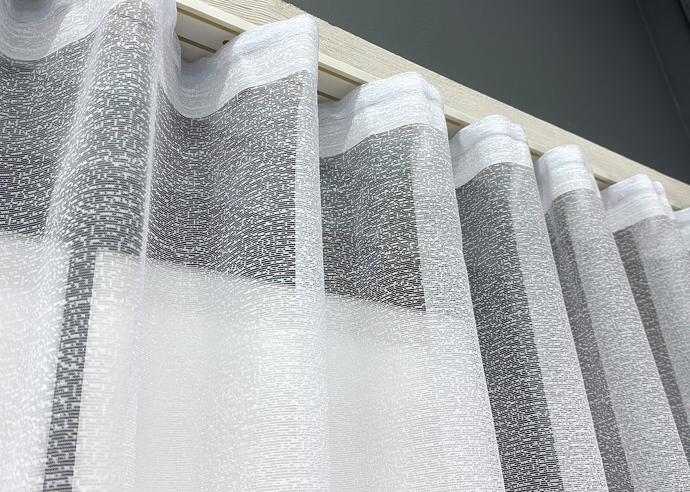 Тюль VR-Textil 1777т Жакард Білий 300х160 см (42-0795) Київ - фото 7