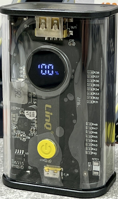 Повербанк 16000 мАч прозрачный. Киев - изображение 5