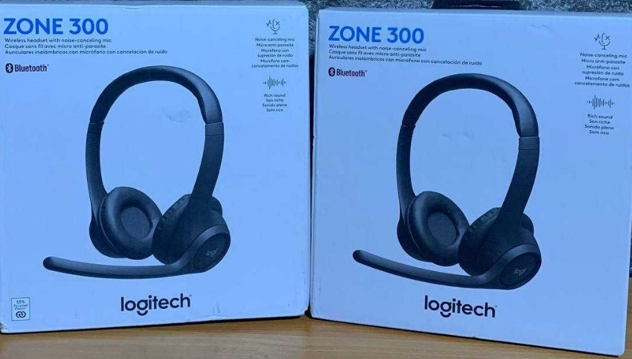 Наушники с микрофоном Logitech ZONE 300 Midnight Black. Киев - изображение 2