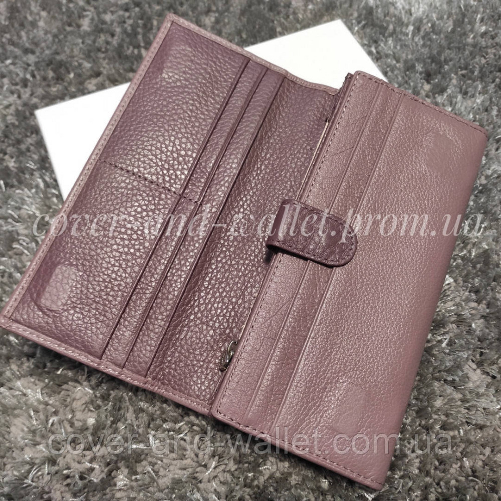 Гарний бежевий гаманець із блоком для карток на магнітах Marco Coverna Київ - фото 3