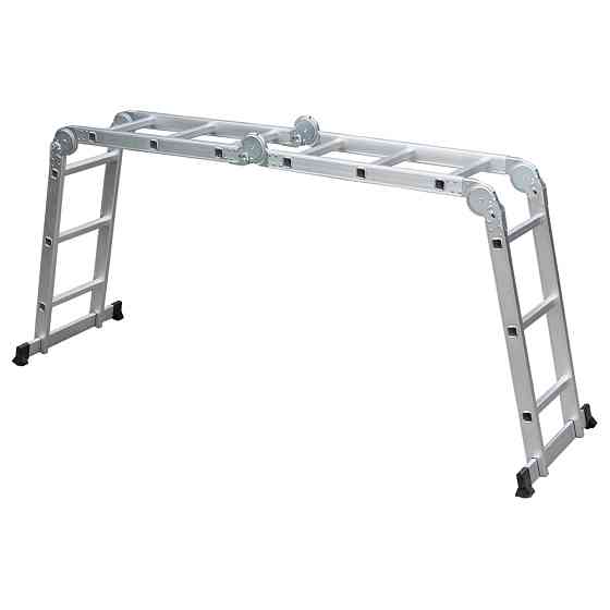 Flora Лестница многоцелевая алюминиевая 4×3 ступеней 3.56м FLORA (5031314) Коломия