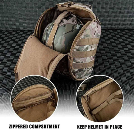 Сумка подсумок Mil-Tec для шлема с креплением Molle (Мультикам) Киев