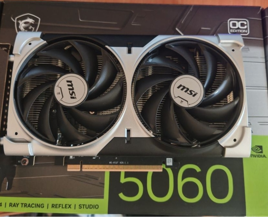 Відеокарта RTX 5060 Msi Ventus 2x ос (8 Gb DDR7, Pci 5.0) Київ - фото 5
