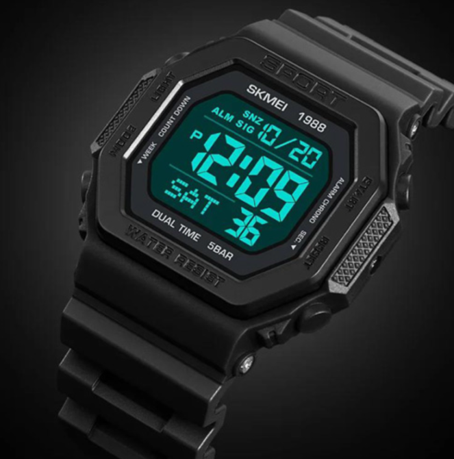 Часы наручные SKMEI 1988BK, BLACK, 10282 Днепр - изображение 2