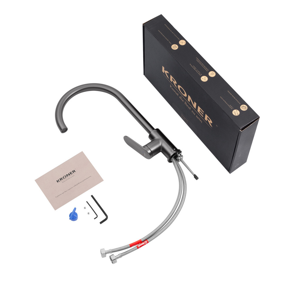 Змішувач для кухні Kroner Element 211512B-5301 Київ - фото 9