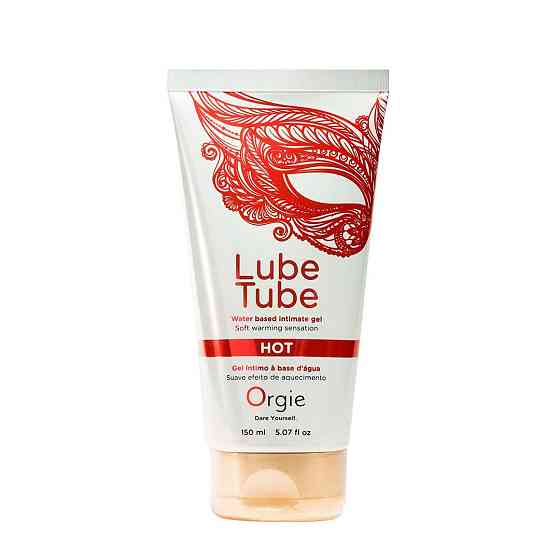 Лубрикант на водной основе Orgie Lube Tube Hot, 150 мл, с согревающим эффектом, без запаха Sex Aura Киев