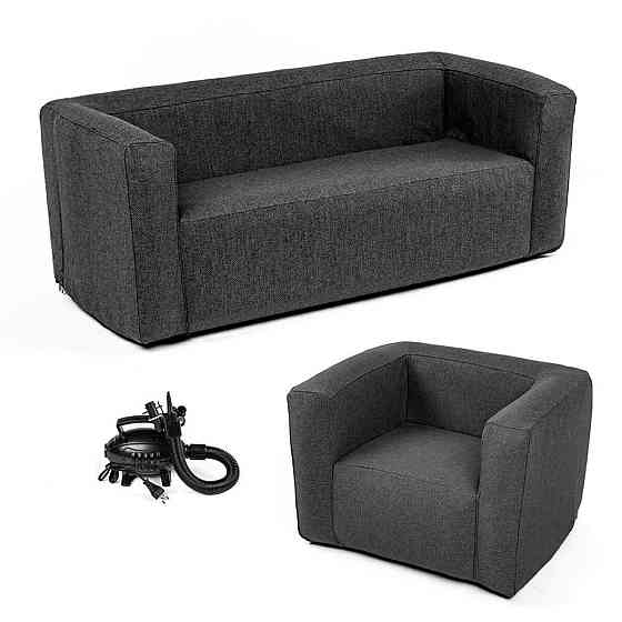 Набор надувной мебели диван и кресло Серый SW-00002658 Киев