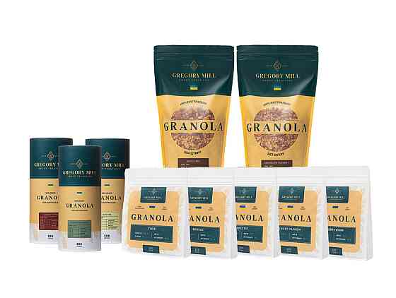 Набор гранолы Mega Box Family Maxi, 4750 г Gregory Mill Киев