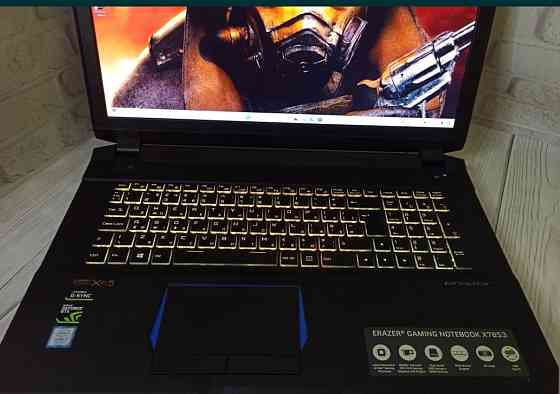 Ноутбук ігровий: Medion ERAZER Gaming 17.3 GTX1070, 8Gb. 17, 16Gb. 256+1TB. Київ