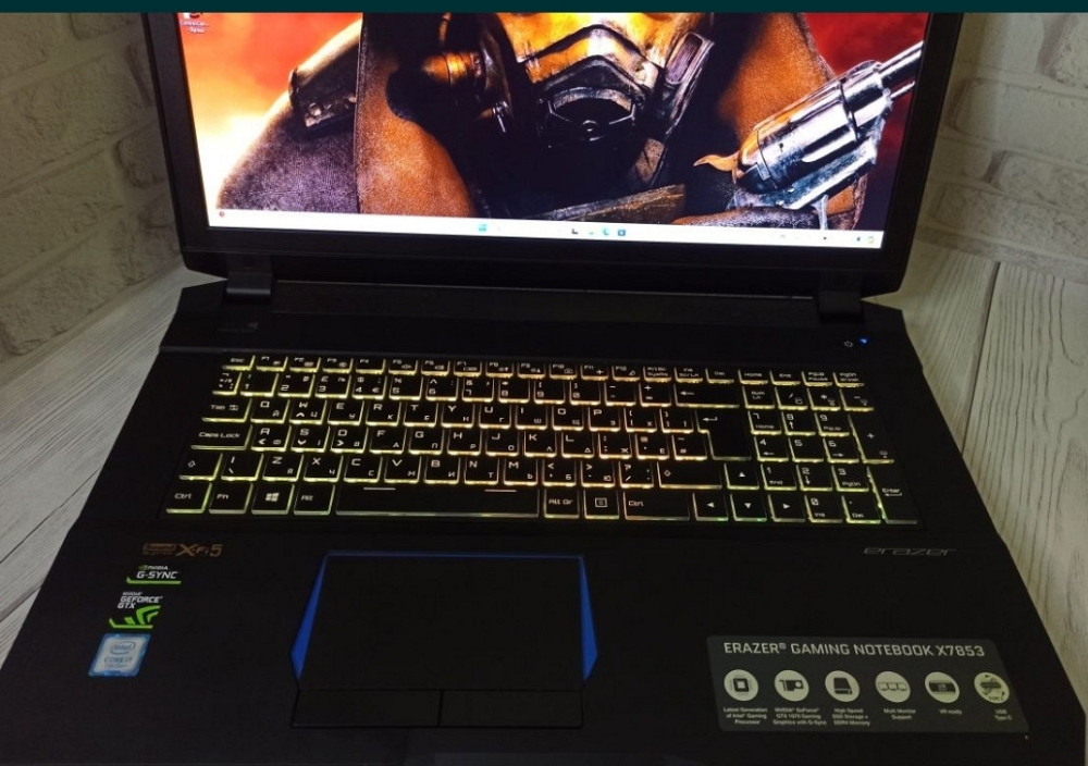 Ноутбук игровой: Medion ERAZER Gaming 17.3 GTX1070 , 8Gb. 17, 16Gb. 256+1TB. Киев - изображение 2