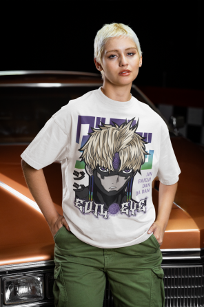 Футболка аниме Евил Ейе Дандадан Ейе оверсайз (S/M/L) Черний AnimeJ0642 Днепр