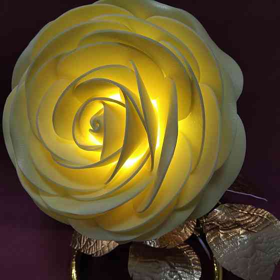 Світильник-нічник "Жовта камелія" Дніпро