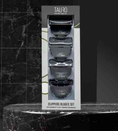 Tauro Pro Line Набір змінних лез із нержавної сталі для машинок для стрижки шерсті тварин, 3, 6, 9, 12 мм Киев