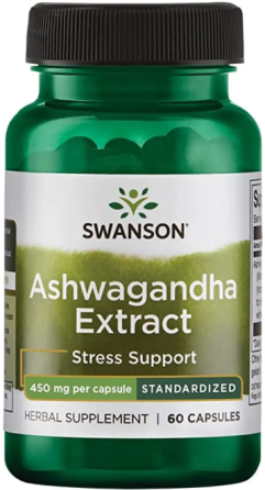 Ашваганда Swanson Ashwagandha Extract Standardized 450mg 60 капс Киев