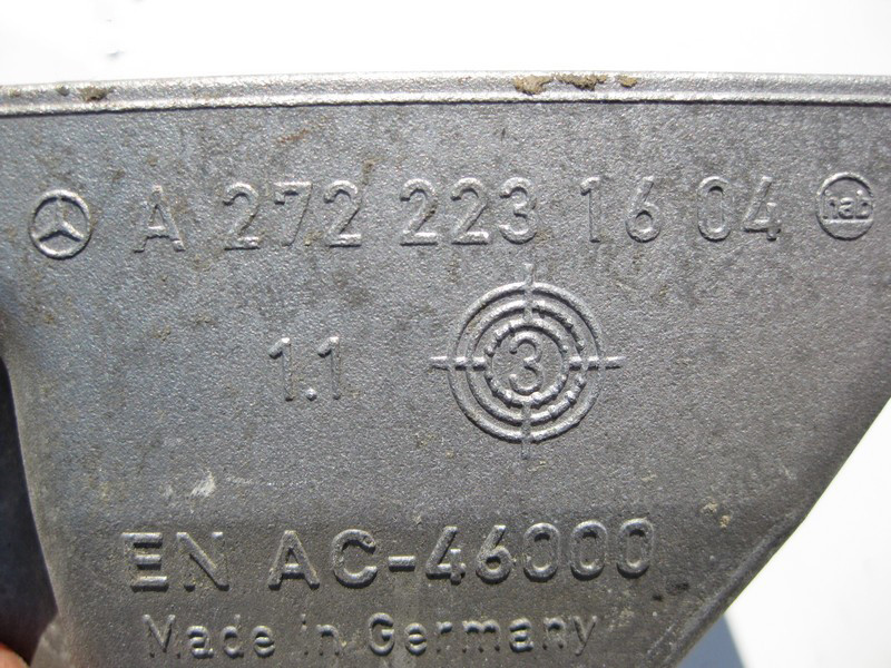 Mercedes-Benz  A2722231604 Кронштейн опори двигуна правий M272 V6 2.5 3.0 3.5л M273 V8 5.5л E-Class W211 Одесса - изображение 4