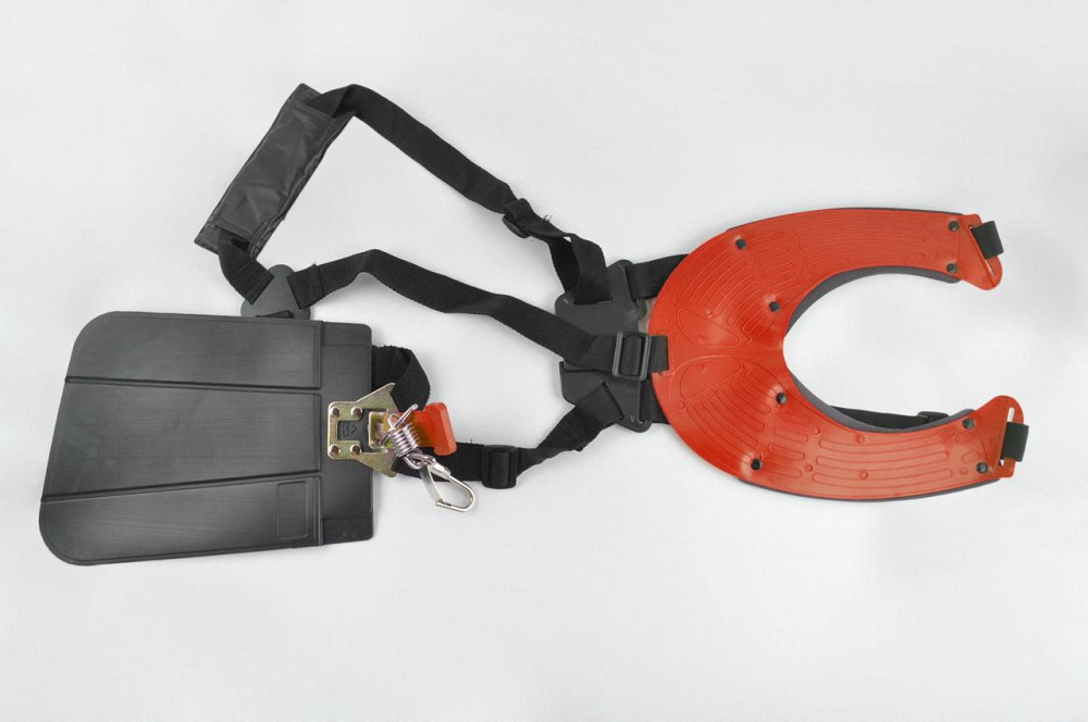 Ремень плечевой профессиональный мотокосы (красный) S Мукачево - изображение 1