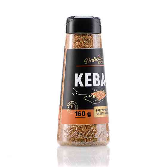 Смесь специй Delicia's Spices Keybab для кебба 160 г 241676 Код: 013256 Ровно