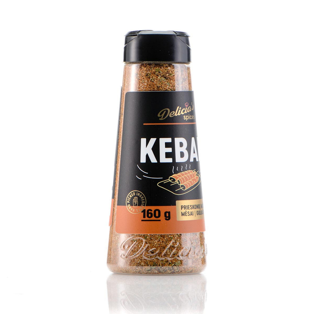 Смесь специй Delicia's Spices Keybab для кебба 160 г 241676 Код: 013256 Ровно - изображение 3