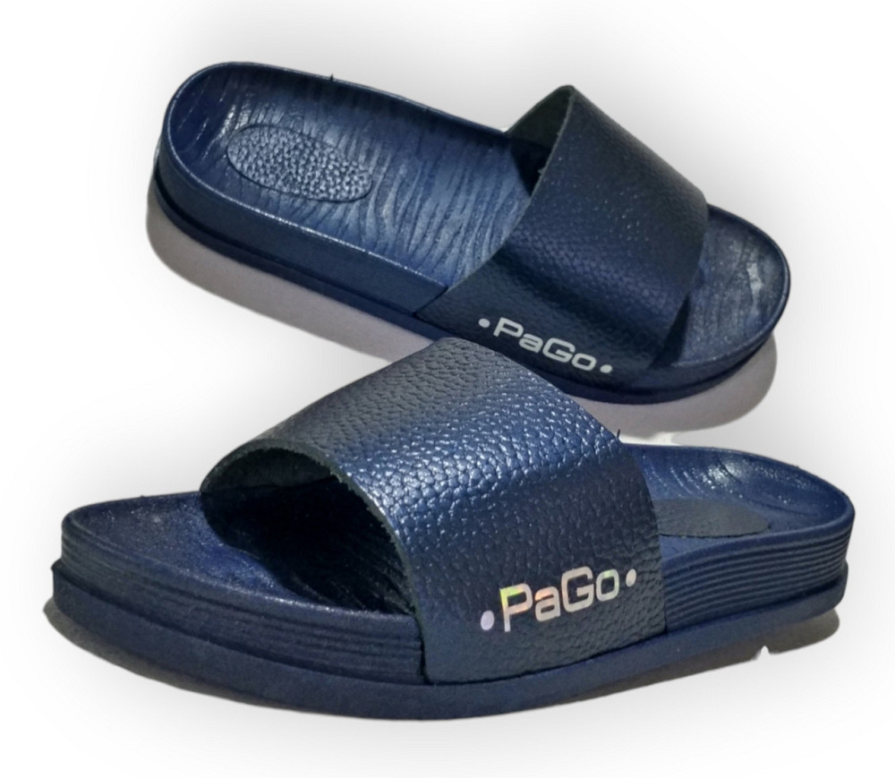 Шлепанцы Детские PaGo кожаные темно синие Распродажа Одесса - изображение 12