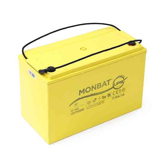 Акумуляторна батарея MONBAT TOP TERMINAL 12UPM3500 AGM 12V/100 Ah, 340x173x220 мм, 35.5 кг Київ