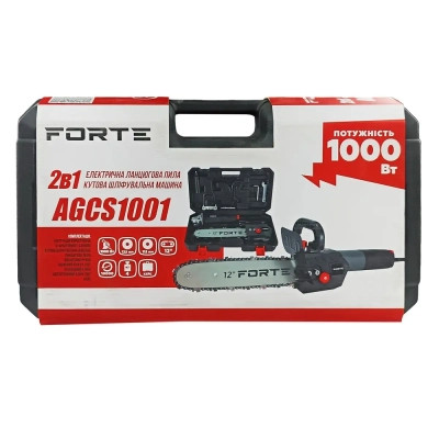 Цепная пила Forte AGCS1001 2в1 пила/шліфмашина, 1000Вт, 125мм, 12