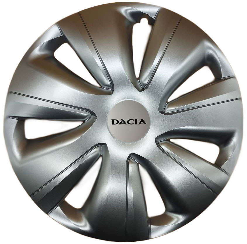 Автомобильные модельные колпаки R17 Dacia 503 4шт, SJS, серебряные Киев - изображение 1
