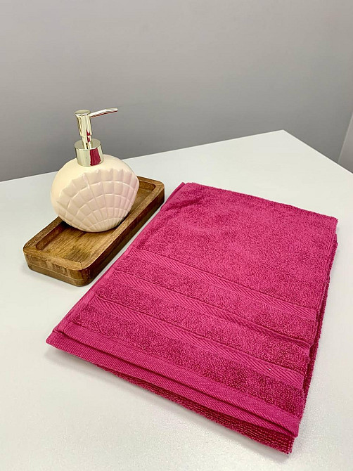 Полотенце махровое Ideal Textile Косичка однотонное плотность 500 г/м2 50х100 см (56860731) Малинови Черновцы - изображение 3