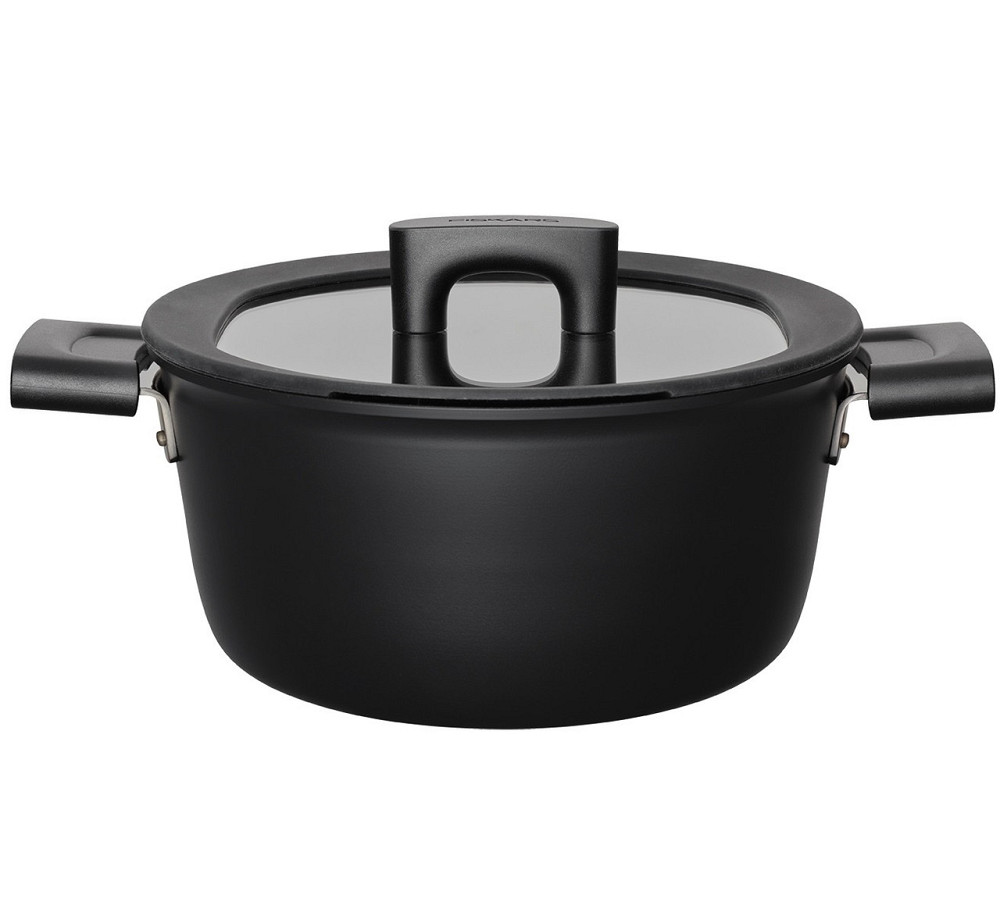 Кухонная Кастрюля с крышкой 5 литров Fiskars 