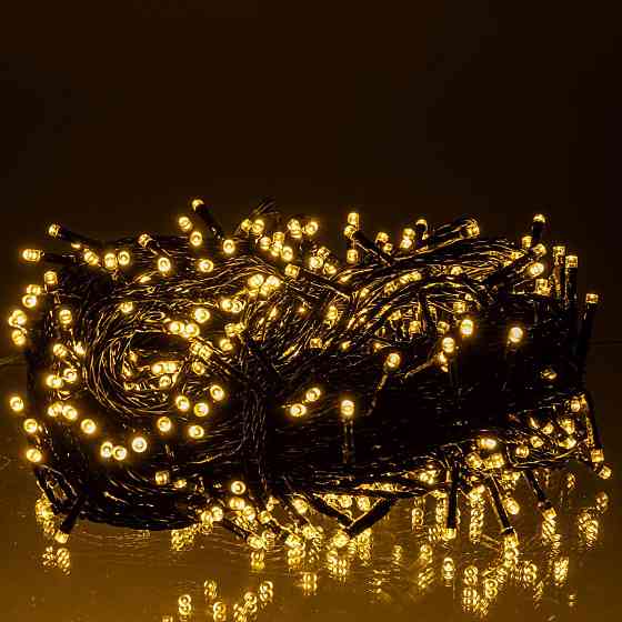 Гірлянда Різдвяна фея вулична 50 (м) 500 LED чорний провід Жовтий CF500L50MBY Київ