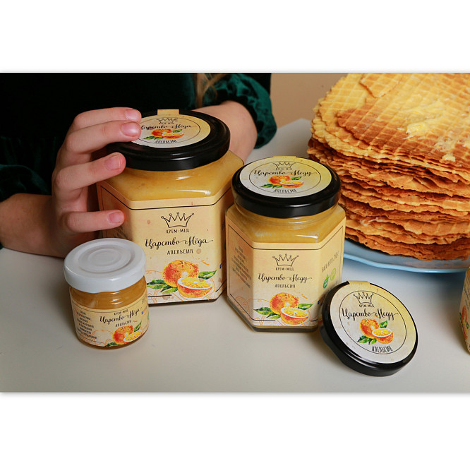 Апельсиновий крем мед 50 грамм Одеса - фото 7