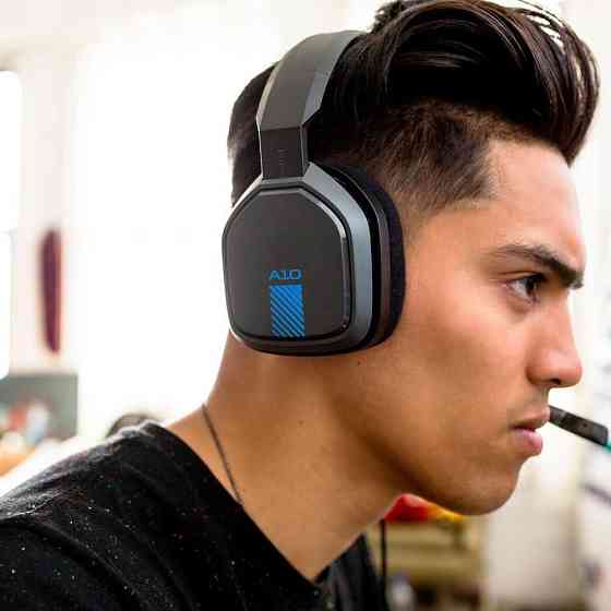 Игровые наушники ASTRO Gaming A10 синяя с микрофоном, проводная, для PlayStation 4, ПК, Xbox Switch  Киев