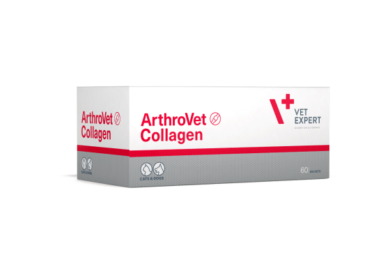 Харчова добавка для собак і кішок ArthroVet Collagen (АртроВет Колаген) - підтримка, захист суглобів, 60 саше Вінниця